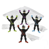 3.25" Ninja Paratrooper | Assorted | (Dozen = $23.99)