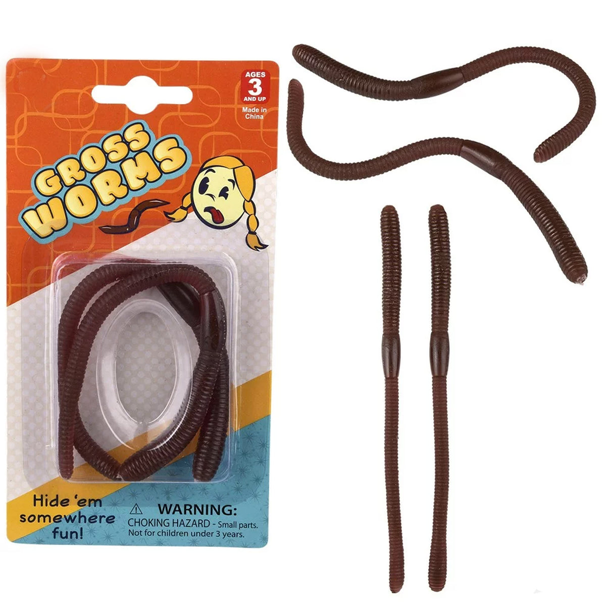 Gross Worms | (Dozen = $18.49)