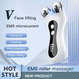 Roller face slimming instrument EMS light therapy