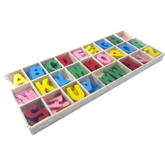 Multicolor Wooden Alphabets Letter Learning Educational Toy For Kids