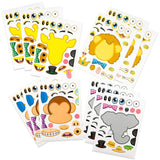 Zoo Animal Stickers kids toys In Bulk- Assorted