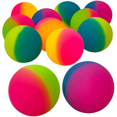 Multicolor Bouncy Stress Reliever Rubber Balls kids Toy