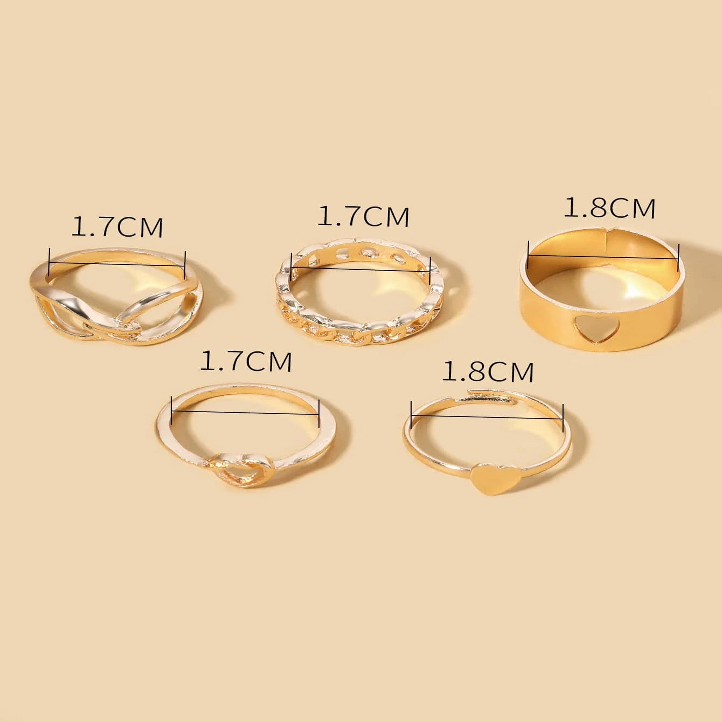 Buy online Gold Plated Finger Ring from fashion jewellery for Women by  Memoir for ₹399 at 77% off | 2024 Limeroad.com