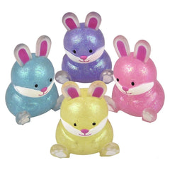Easter Sticky Glitter Bunny Kids Toy- {Sold By Dozen= $44}