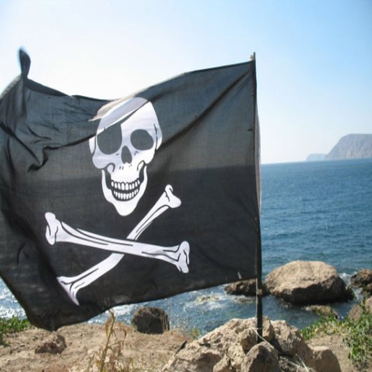 Skull Cross Bone 3' X 5' Flag - Pirate-Inspired High-Quality Decoration Piece