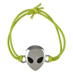 Wholesale Stretch Alien Head Bracelet - Unique Extraterrestrial Jewelry (Sold By Dozen)