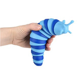 Light-Up Wiggle Sensory Fidget Slug Kids Toy- In Bulk