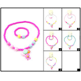 Pendant Beaded Stretch Kids Necklaces (1 Dozen=$18.00)