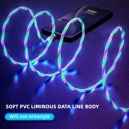 Colorful LED Light Type-C USB Cable