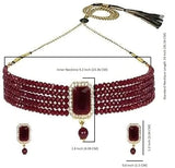 Jewellery Set choker Necklace  With 2 Earring