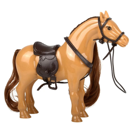7" Horse With Hair Accessories