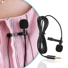 Mini Portable Clip-on Lapel Lavalier Condenser Mic