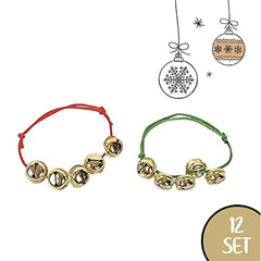 Jingle Bell Bracelet -(Sold By 1 Dozen =$9.99)
