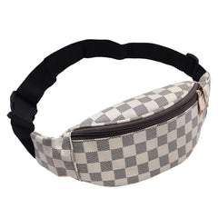 New Check Prints Crossbody Waist Pouch/Bag/Purse For Outdoor Travelling- Assorted