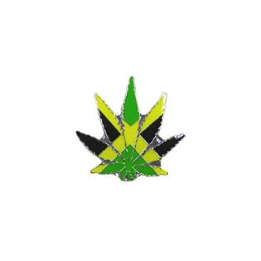 Wholesale Reggae Pot Leaf Jacket Pin - Express Your Island Vibes in Style
