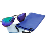 Rainbow Lens Aviator Sunglasses | Assorted | (Dozen = $43.99)