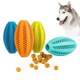 2307GP Pet Dog Chew Toys Teeth Cleaning Snack Ball Pet Dog Toy Ball Natural Rubber Super Tough Interactive Bouncy Pet Supplies