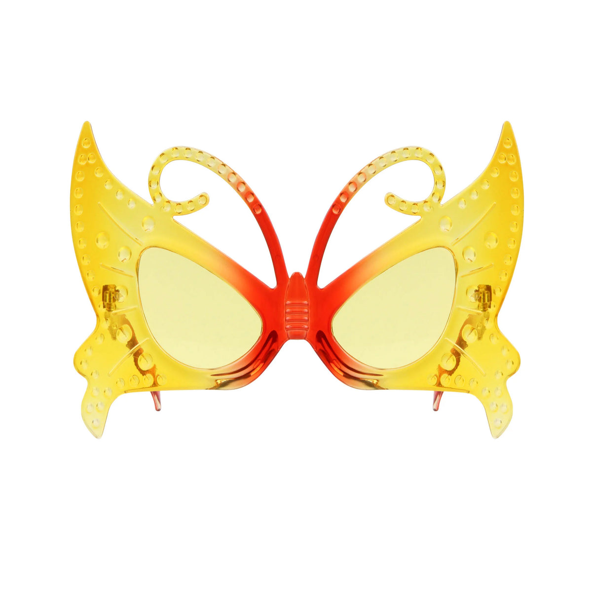 Amber Butterfly Party Glasses (Sold by the Piece or Dozen)