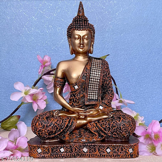 Sitting Buddha Idol Statue Showpiece