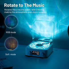 Mini Retro Portable Bluetooth Speaker Subwoofer with RGB Light