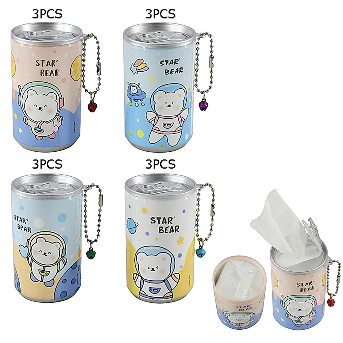 Wet Wipes- Assorted Theme-(Sold by DZ=$18.00)