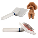 1009GP Pet Slicker Brush for Dogs Cats Massage Brush Deshedding Comb Grooming Brush for Poodle Maltese Puppy Kitten Guinea Pig Rabbit