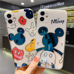 Cartoon Mickey Mobile Phone Case For iPhone- Assorted