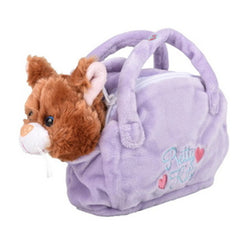 Cuddly Kitties in Purse Plush Soft kids toys In Bulk- Assorted