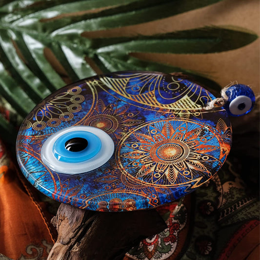 Evil Eye Glass Handmade Sun Charming Amulet Good Luck Home Décor