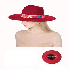 Wholesale Ladies Suede Wide Brim Fedora Hats MOQ -6 pcs