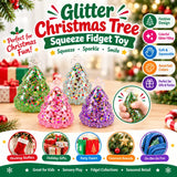 Glitter Christmas Tree Squishy Fidget Toy for Kids