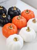 2907BA Halloween Artificial Model Black White Green Orange Pumpkin Holiday Decoration Decoration Atmosphere Scene Layout