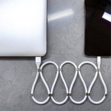 Magnetic Data Cable for Android IOS Type C Charging Cable