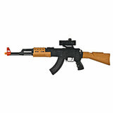 AK-47 Light-Up Vibrating Gun Toy with Sound - Interactive Kids' Toy (Sold By Piece)