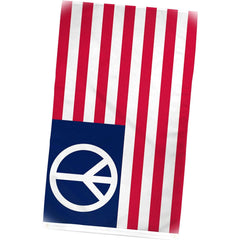 American Peace Sign 3' x 5' Flag - Symbol of Unity and Harmony (Sold By Piece)