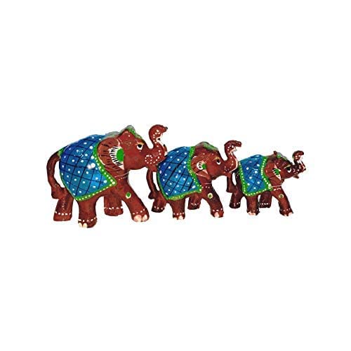 Elephant Showpiece with Set of 3