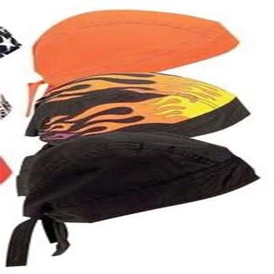 Wholesale Assorted Designs Premixed Bandana Caps / Do Rag Hats Keep it Cool and Stylish  (Sold by the dozen)