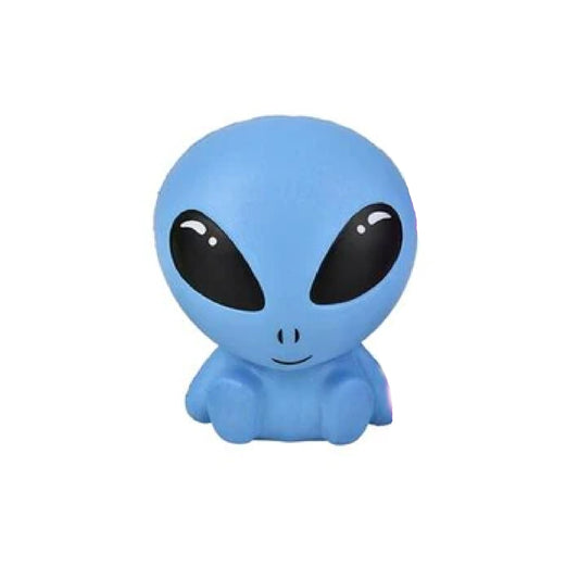 Wholesale Alien Shaped 4.25" Squeeze Stress Relief Toys For Kids (Sold by DZ)