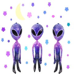 Large 63"inch Galaxy Color Alien Inflatable Toy