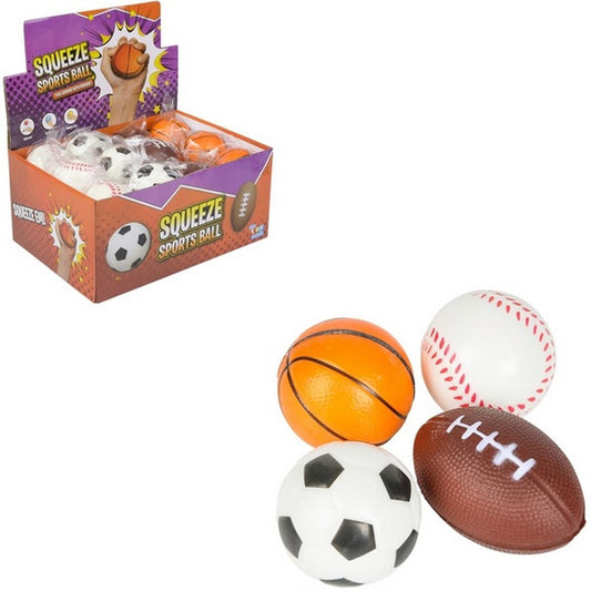 Stress Sports Ball Assortment For Kids In Bulk
