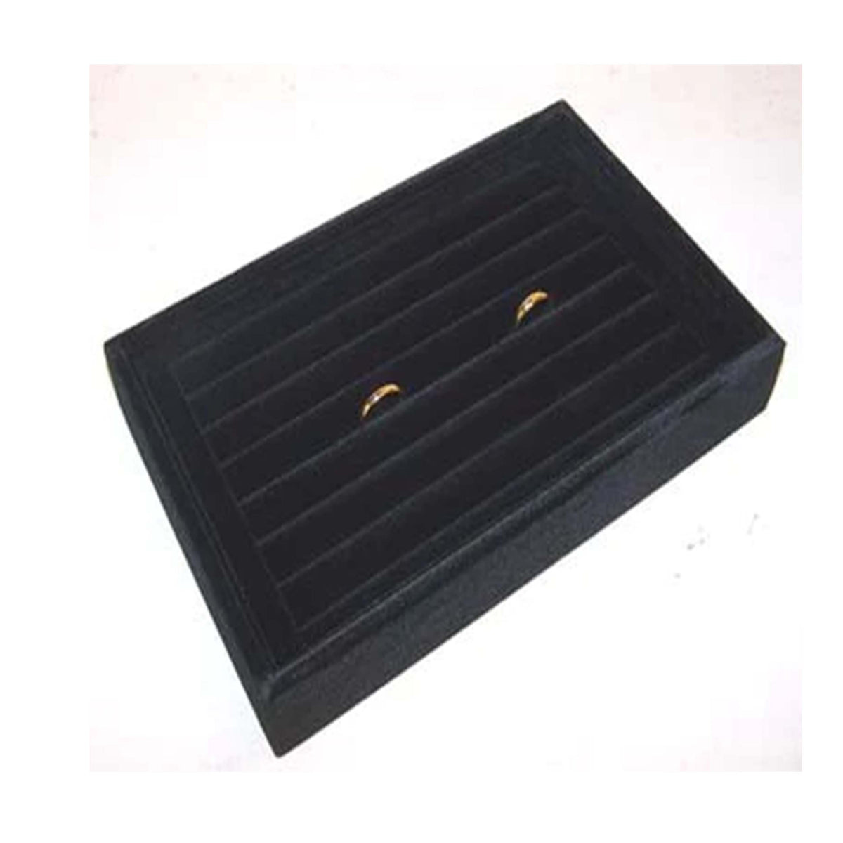 Wholesale Black Small Ring Display Tray Sleek and Versatile Jewelry Organizer (Sold by the piece)