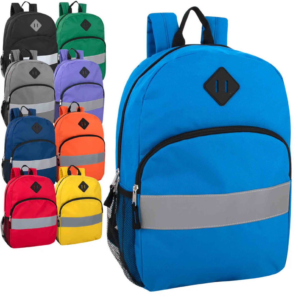 Safety Reflective Backpack With Side Pocket Bulk