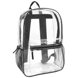 Classic 17 Inch Clear Backpack - Wholesale