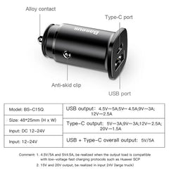 30W Dual USB C PD Quick Charge