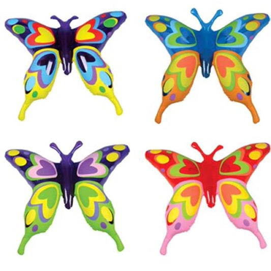 Wholesale 27" Beautiful Transparent Butterflies Shaped Inflatable Toys (Sold by DZ)