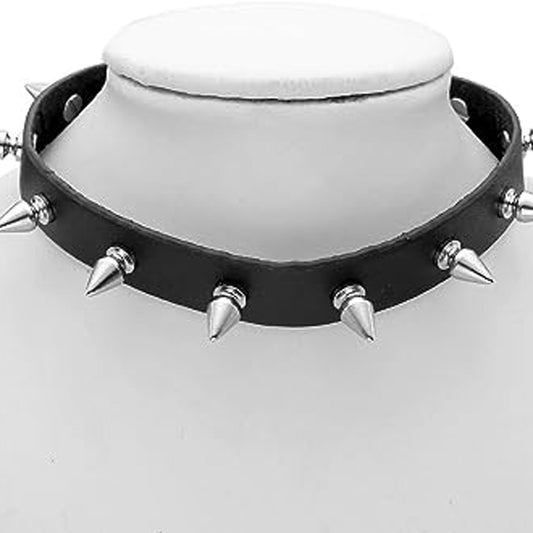Wholesale Black Spider Spiked Bracelets Adjustable Necklace Stylish Accessories Sold By Dozen