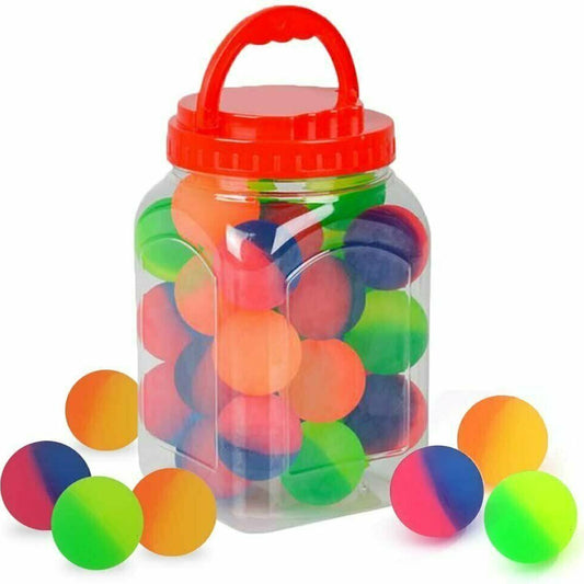 1.75" Icy Hi-Bounce Ball | Assorted Colors | 30 Balls/Can (1Can = $21.99)