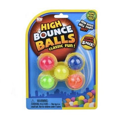 Wholesale New Mini Marble Printed High Bouncy Balls Kids Toy - Assorted (MOQ 12 Packs)