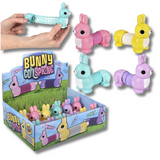 Cute Bunny Fidget Spring Kids Toy In Bulk - Assorted