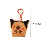Capybara Animal Plush Keychain Toy - Assorted